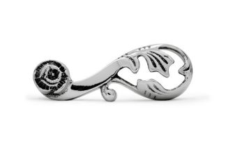 472 Ytterdörrstrycke nickel