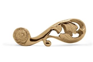 472 Ytterdörrstrycke mässing