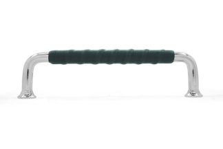 5060 Draghandtag nickel och läder 128 mm