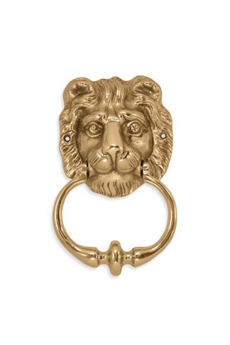 521 Portkläpp Lejon mässing