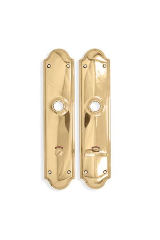 L54 Långskylt med WC vred mässing