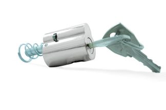 Tryckcylinder oval 7 mm stift nickel