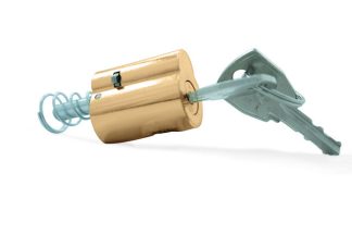 Tryckcylinder oval 7 mm stift mässing